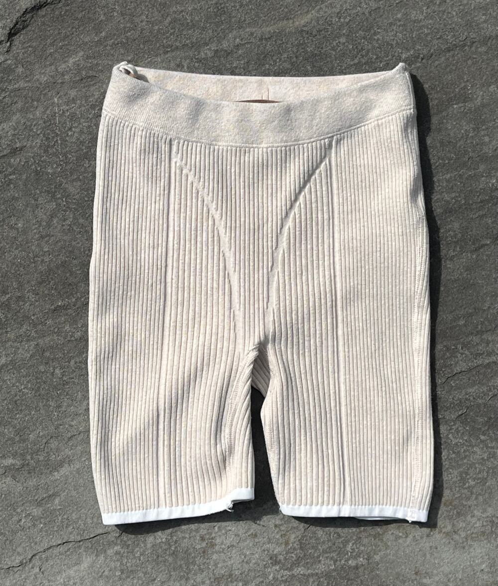 Nike x Jacquemus Ribbed Knit Tights Size XS Sand Beige EUC